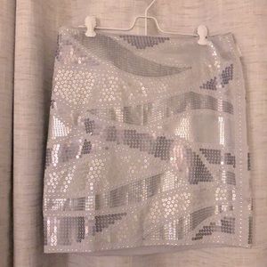 Sequin mini skirt